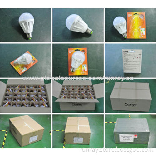 5W E26 LED Bulb, 85-265V AC or 12V DC, 80-110lm/W, Easy Installation/Good Heat-sink, CE/RoHS MarksNew